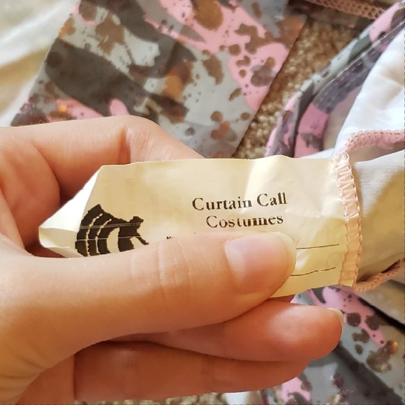 Children's hip hop kpop cheerleader Halloween Dance costume skort tank crop - Picture 7 of 8